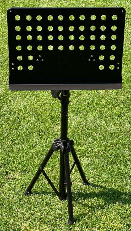 Drums - Darestone 5-Piece Rock Size Drumkit Red including BK heavy duty music stand