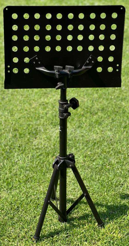 Drums - Darestone 5-Piece Rock Size Drumkit Red including BK heavy duty music stand