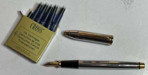 CROSS TOWNSEND MEDALIST MEDIUM FOUNTAIN PEN-USA-INTEL.