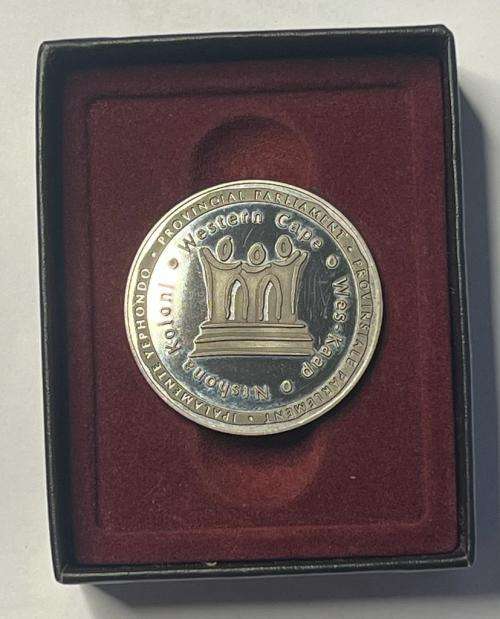 Medal Western Cape Parliament medallion 2007