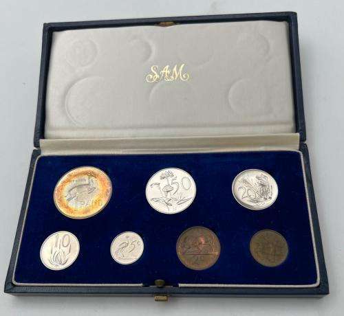 1968 South Africa 7 Coin Proof Set
