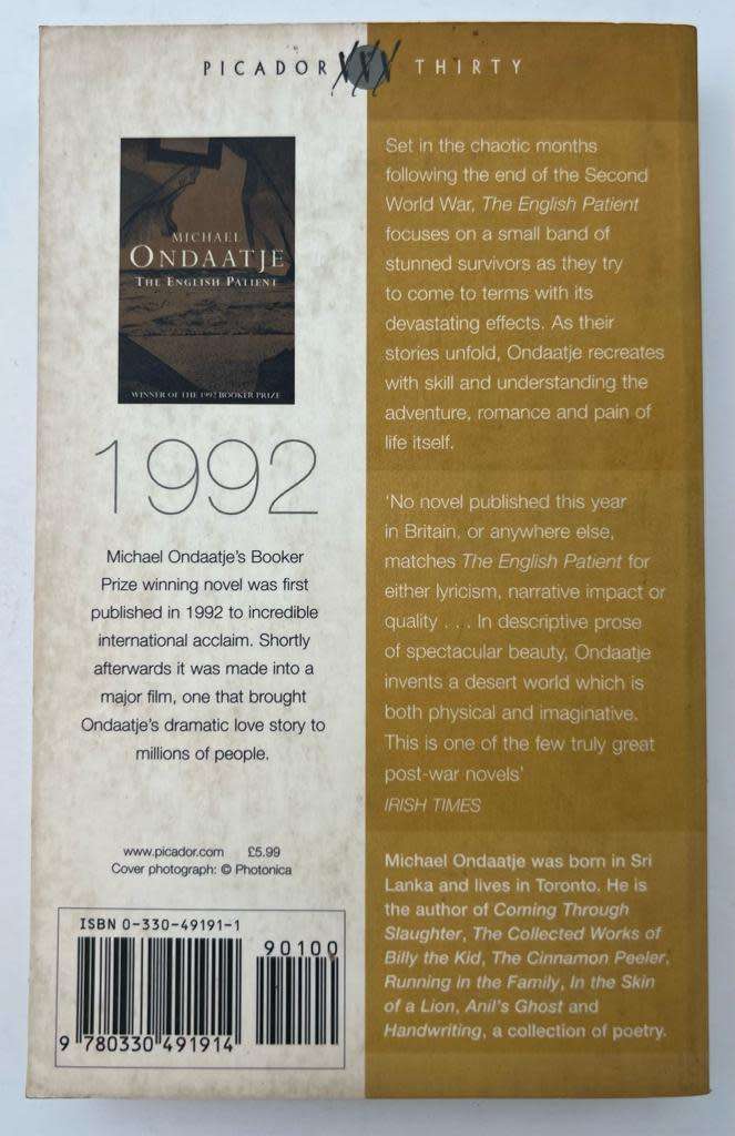 The English Patient by Michael Ondaatje