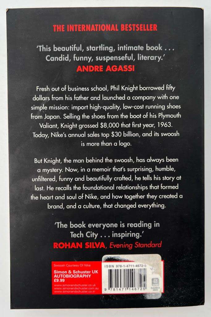 Shoe Dog - A Memoir by the Creator of NIKE (Paperback) Phil Knight