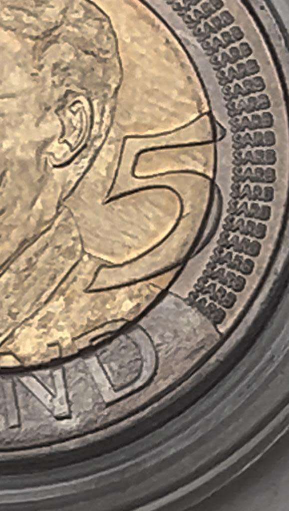 2008 SOUTH.AFRICA MANDELA 90TH BIRTHDAY R5 IN COIN HOLDER