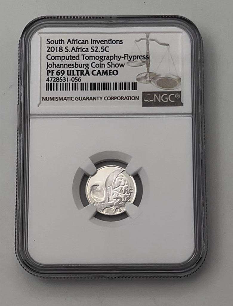 2018 Silver Flypress Tickey Cat Scan - JHB Mintmark NGC PF69 Ultra Cameo