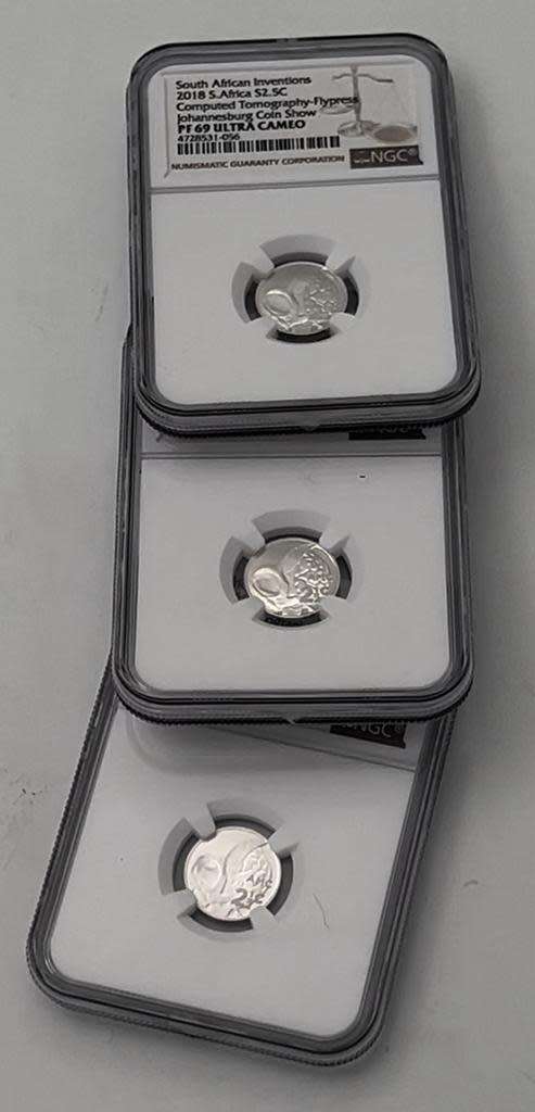 2018 Silver Flypress Tickey Cat Scan - JHB Mintmark NGC PF69 Ultra Cameo