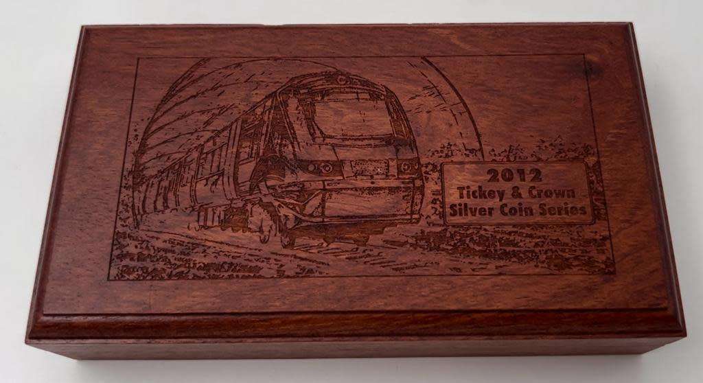 Silver Proof Combo Set R2 and 2 1/2c Trains of South Africa - Gautrain - Mintage 661