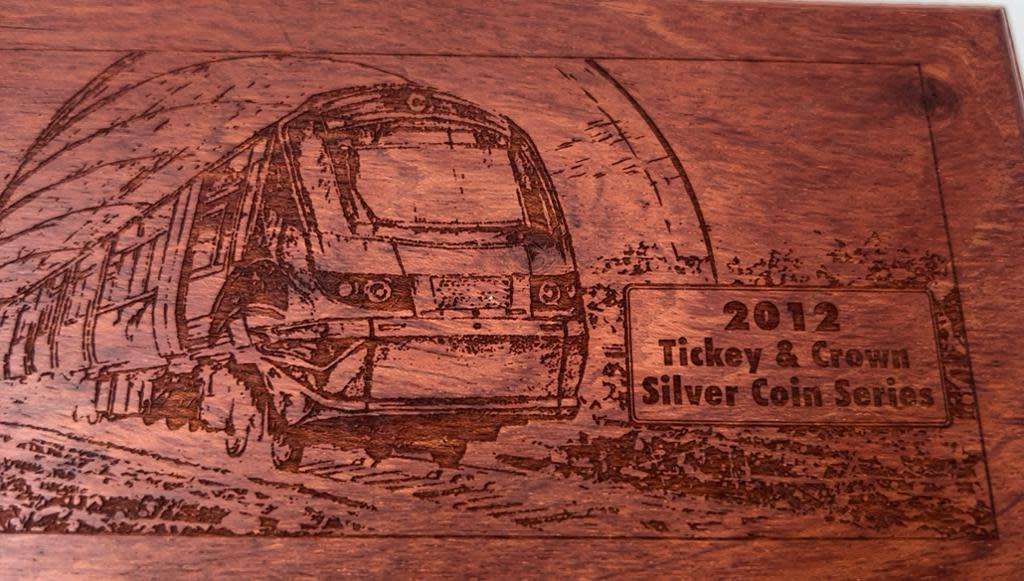 Silver Proof Combo Set R2 and 2 1/2c Trains of South Africa - Gautrain - Mintage 661