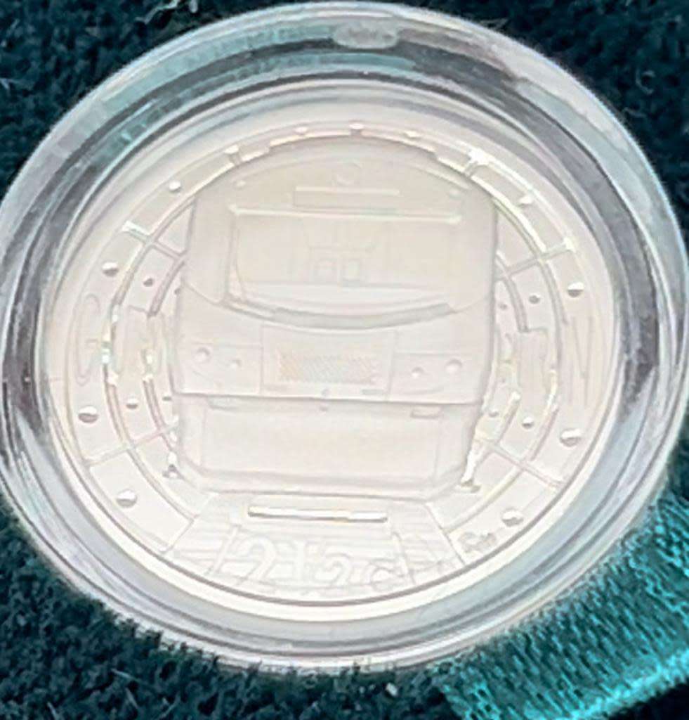 Silver Proof Combo Set R2 and 2 1/2c Trains of South Africa - Gautrain - Mintage 661