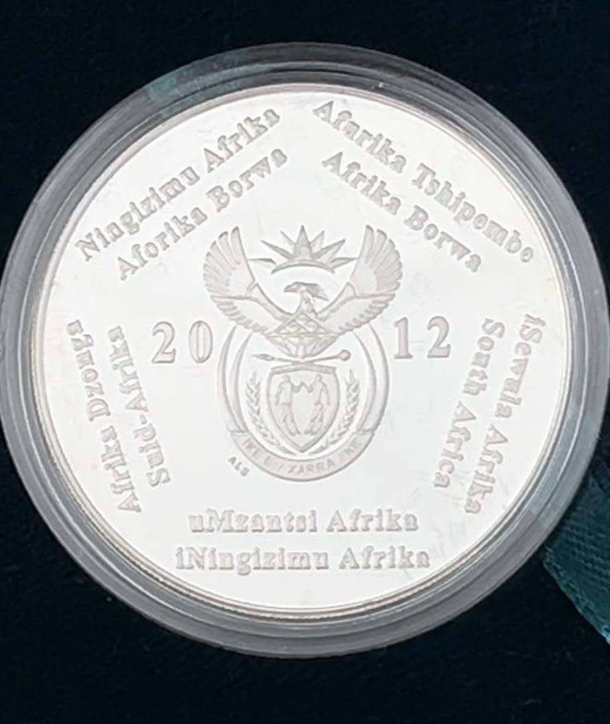 Silver Proof Combo Set R2 and 2 1/2c Trains of South Africa - Gautrain - Mintage 661