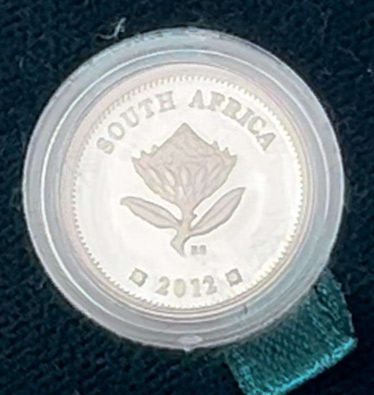 Silver Proof Combo Set R2 and 2 1/2c Trains of South Africa - Gautrain - Mintage 661