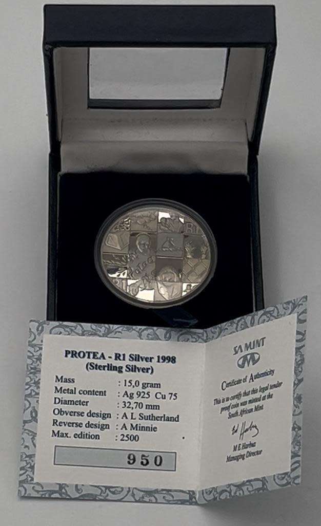 1 Rand Coin Year of the Child 1998 Silver