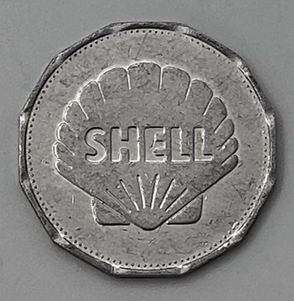 Token - Shell - Man in Flight - Louis Bleriot, 1909