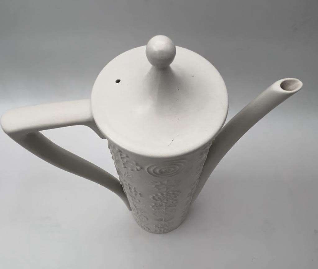 Totem Portmeirion white coffee set 1961