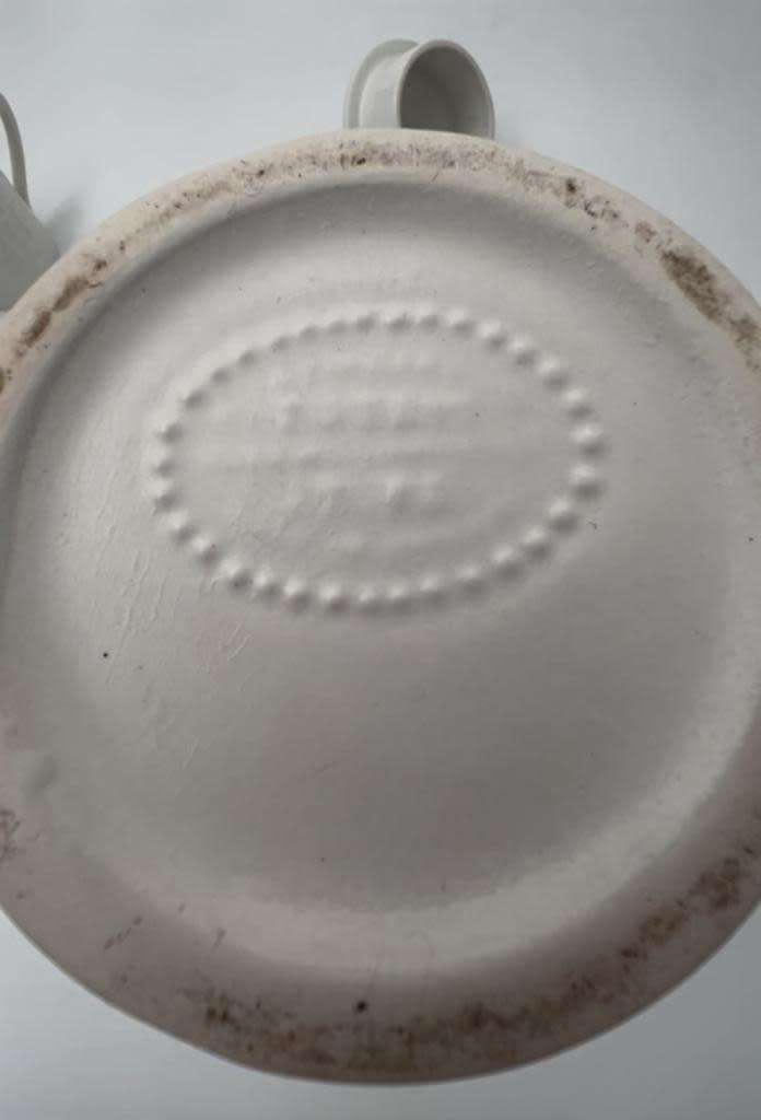 Totem Portmeirion white coffee set 1961