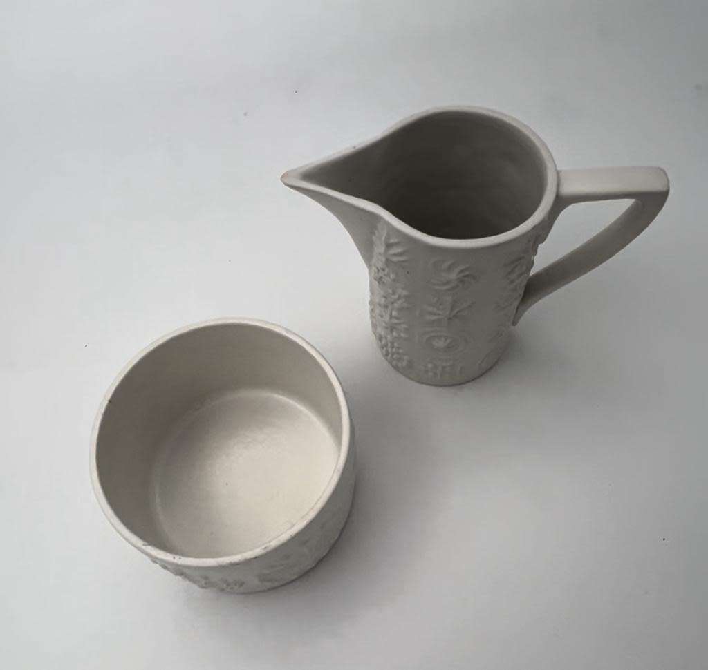 Totem Portmeirion white coffee set 1961