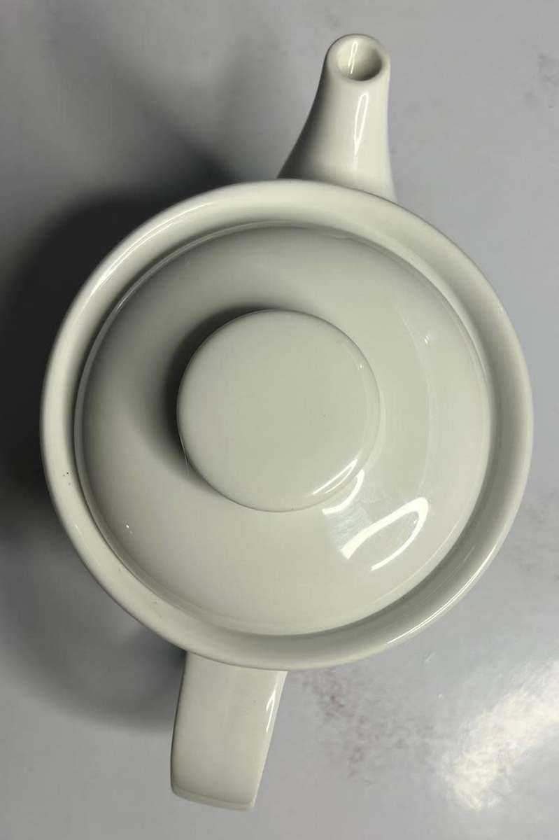 Vintage Arzberg Made In Germany White Ceramic Tea Pot