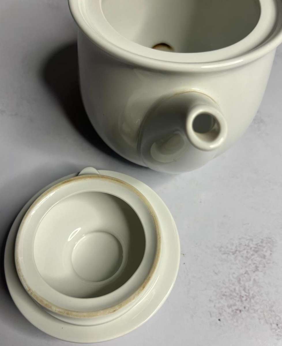 Vintage Arzberg Made In Germany White Ceramic Tea Pot