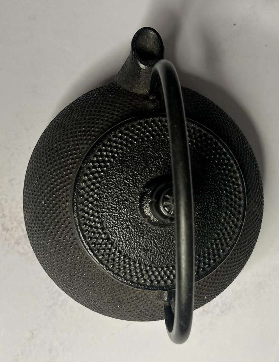 Black Cast Iron Tetsubin Tea Infuser Pot