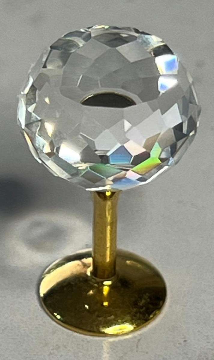 Swarovski Crystal Memories Champagne Bottle & Two Glasses