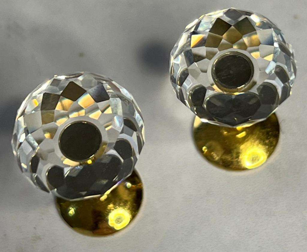 Swarovski Crystal Memories Champagne Bottle & Two Glasses