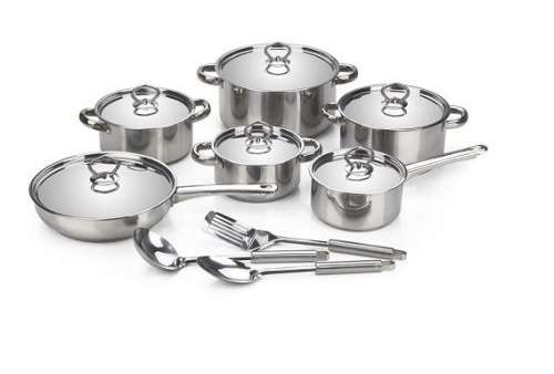 *****NEW ARRIVAL NEW STYLE 15PCS COOKWARE SET*** HEAVY POTS**