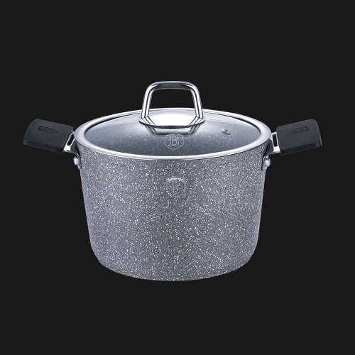 Berlinger Haus 20cm Marble Coating Oven Safe Stone Touch Line Stock Pot