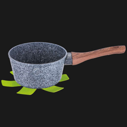 Berlinger Haus 16cm Marble Coating Induction Sauce Pan plus Protector, Forest Line