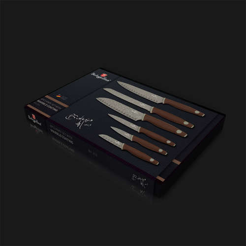 Berlinger Haus 6 pcs knife set, beige, Granit Diamond Line