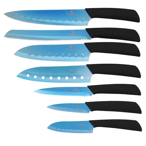 **** Brand New *** Berlinger Haus 7 pcs titanium knife set, Blue