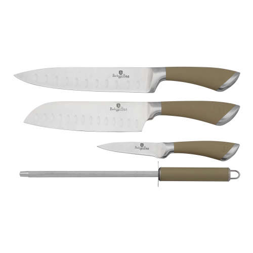 Berlinger Huas 4 pcs knife set, SS, Velvet Line Cream