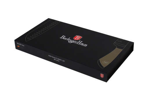 Berlinger Huas 4 pcs knife set, SS, Velvet Line Cream
