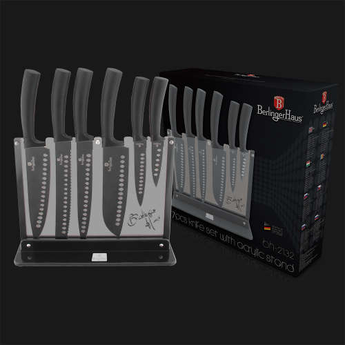 Berlinger Haus 7 pcs knife set with acryl stand, Fashion Collection
