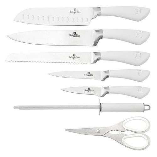 Berlinger Haus 8-Piece Stainless Steel Knife Set With Stand Infinity Line