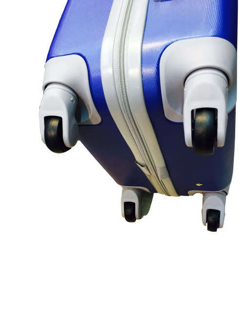 Set of 4 Suitcases Trolley Bag, ABS Trolley Luggage with Universal Wheels - Blue