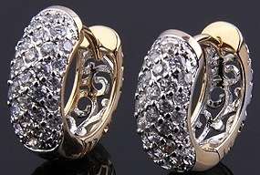 R 1800 DIAMOND [0.12ct] Zircon with 18k gold plated