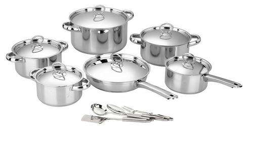 ****NEW STYLE 16PCS COOKWARE SET*** HEAVY POTS**