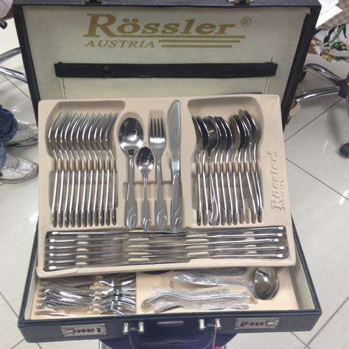 **stainless steel ** 72pc Stainless Steel Set in SuitCase (brief box) with Code Lock