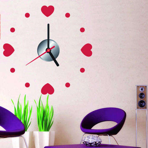 DIY Heart Wall Clock