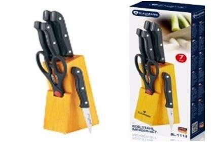 Blaumann Knife Set 6 piece in Wood Stand