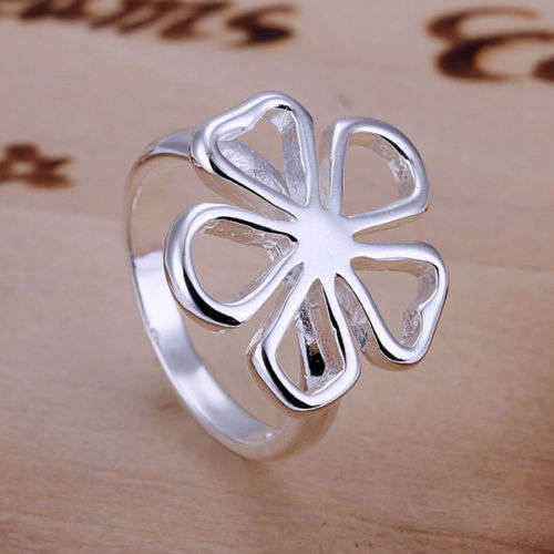 **Daisy flower power sterling silver 925 ring*