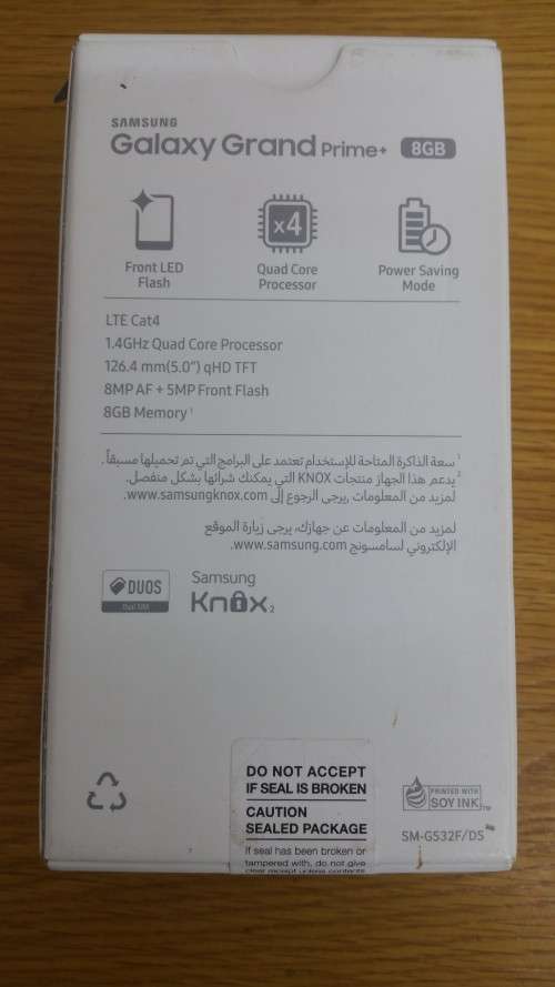 Samsung Galaxy Grand Prime Plus Duos SM-G532F/DS like new