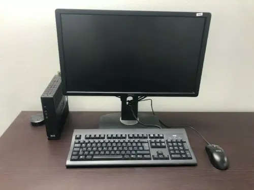 Dell Thin Client with Monitor. Cheap complete computer setup 22 INCHES MONITOR 120GB HDD