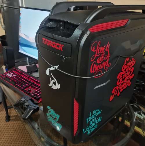 GAMING COMPUTER , CORE I5, 16GB DDR4 RAM , 4GB GRAPHIC, 24 INCHES SCREEN