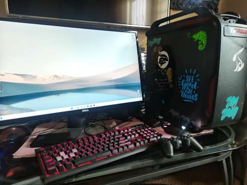 GAMING COMPUTER , CORE I5, 16GB DDR4 RAM , 4GB GRAPHIC, 24 INCHES SCREEN