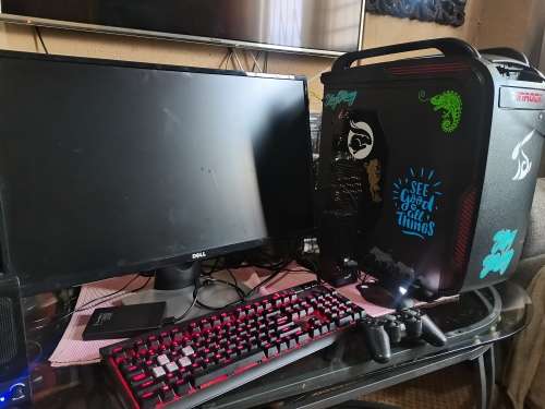 GAMING COMPUTER , CORE I5, 16GB DDR4 RAM , 4GB GRAPHIC, 24 INCHES SCREEN