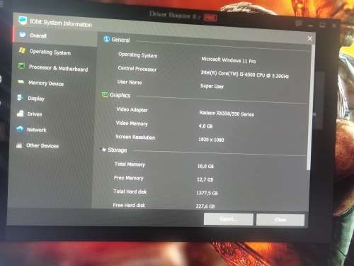 GAMING COMPUTER , CORE I5, 16GB DDR4 RAM , 4GB GRAPHIC, 24 INCHES SCREEN