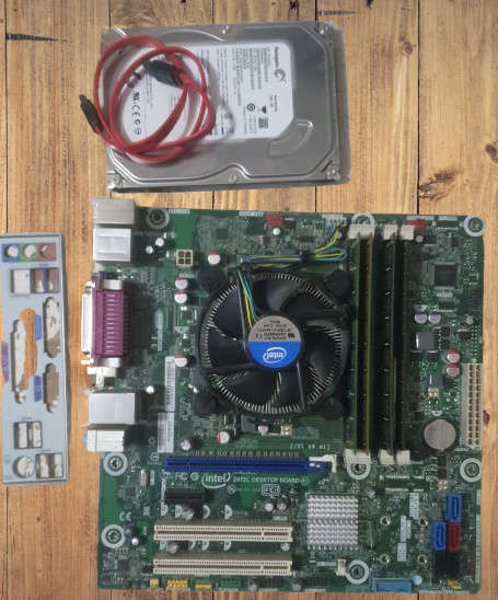 MOTHERBOARD , CORE I5 , 32GB RAM, 500GB HDD