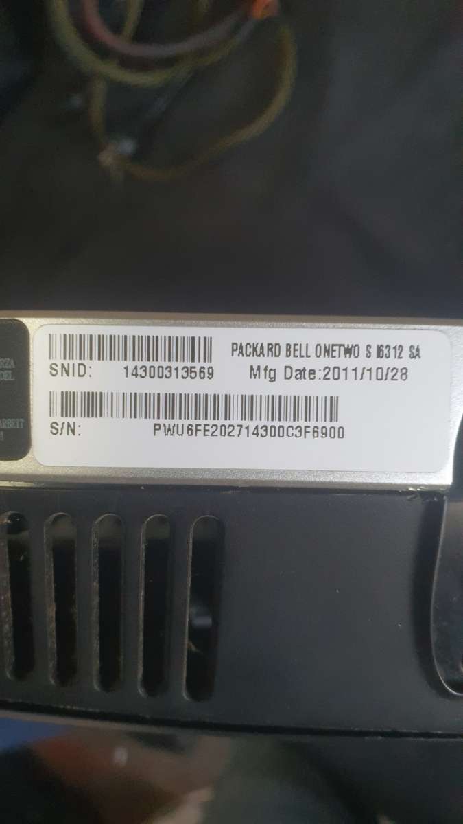 Packard Bell OneTwo, DESKTOP , PLEASE READ !!!