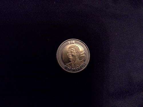Uncirculated 2008 Mandela R5 coin